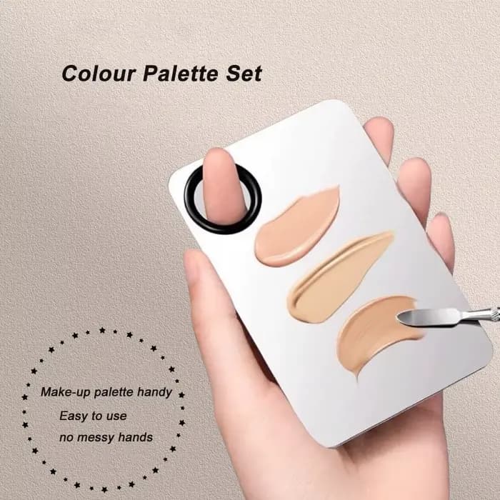 Palette de mélange de maquillage fond de teint rouge à lèvres ombre à paupières Palette de mélangeur