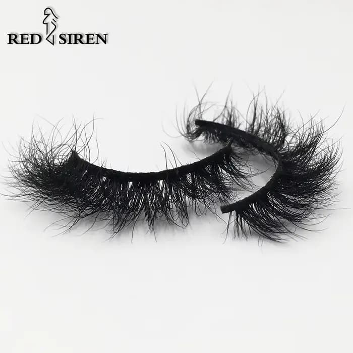 RED SIREN – Faux-cils 3D en vison réutilisables, 100% sans cruauté envers les animaux, doux et natur