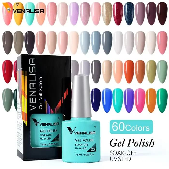 Venalisa VIP4 vernis à ongles HEMA/TPO gratuit couverture complète belle Semi permanente tremper UV 
