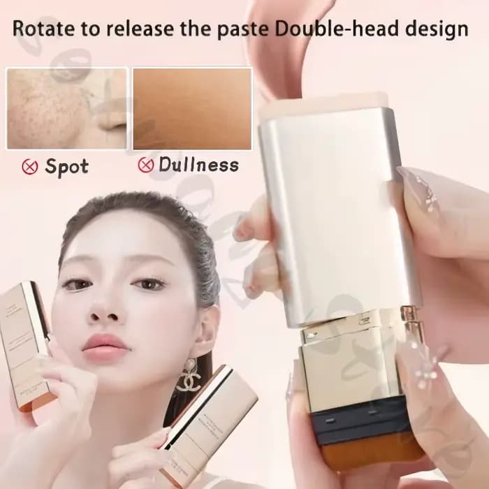 VIVIEN BEAUTY – bâton de fond de teint Double tête, correcteur, gomme transparente légère, couvre le
