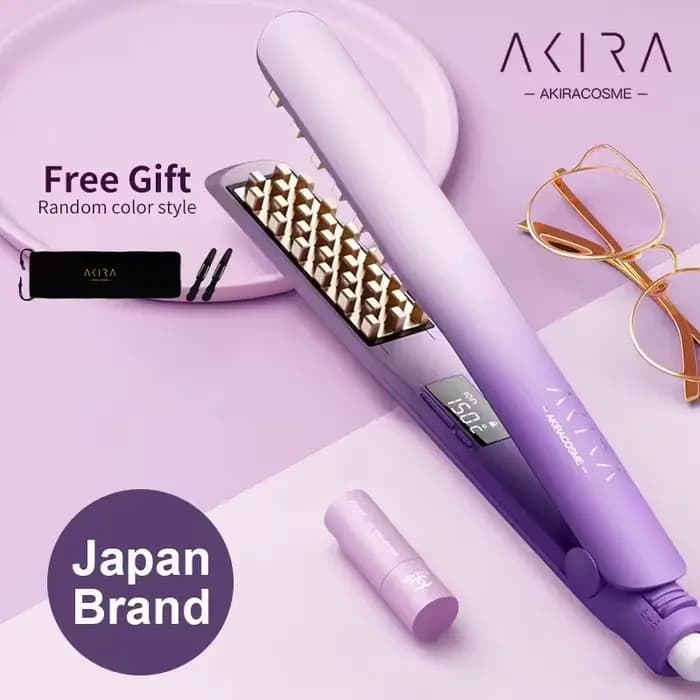 AkiraCosme-Fer à cheveux en céramique à volume moyen, bigoudi en fer à maïs moelleux à ions négatifs
