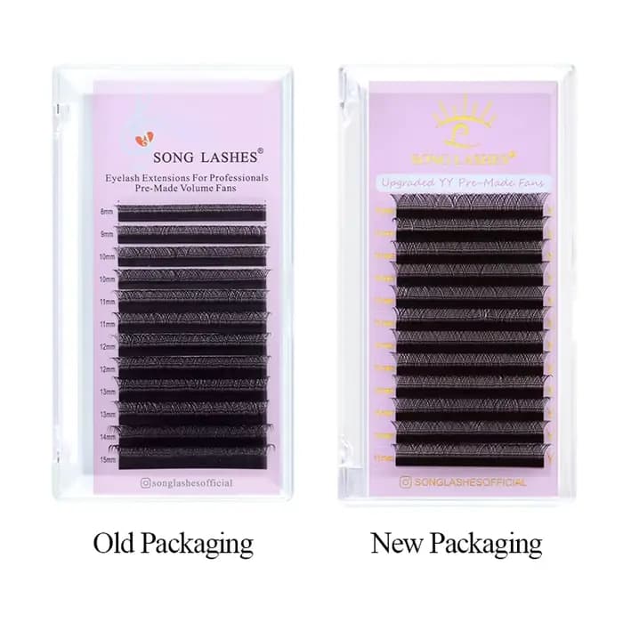 SONG LASHES Y forme ventilateurs préfabriqués Extensions de cils pour Salon cils individuels C D DD 