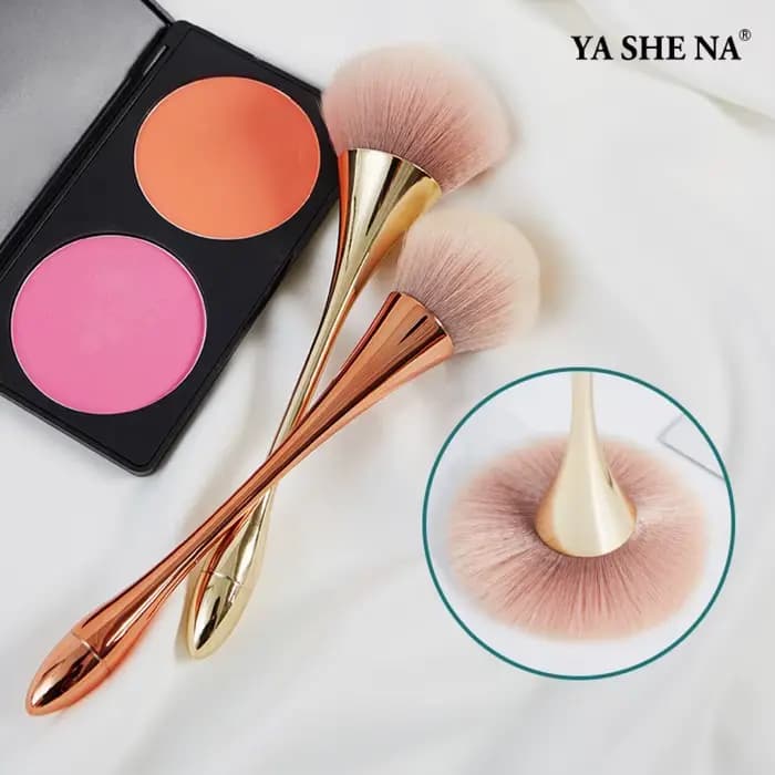 Brosse professionnelle en poudre à paillettes douces et moelleuses de grande taille, brosse de netto