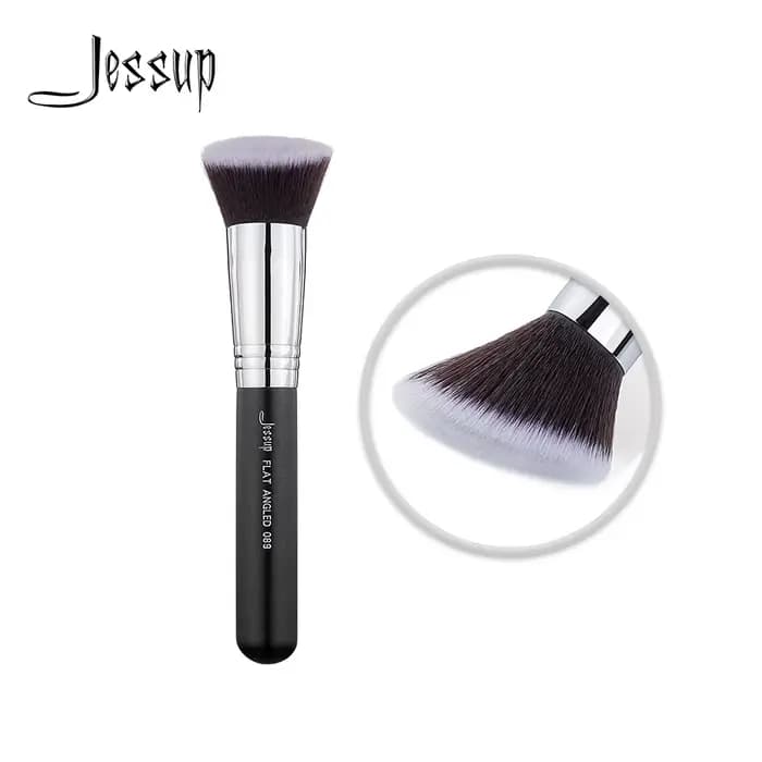 Jessup – brosse de maquillage pour fard à joues, outil cosmétique de beauté, mélange liquide à angle