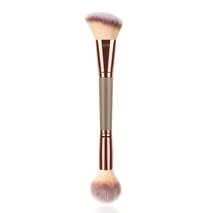 Pinceaux de maquillage pour fond de teint à double extrémité : parfaits pour l'application de liquid