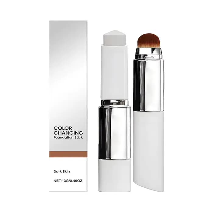 Bâton de fond de teint liquide 2 en 1, léger, hydratant, éclaircissant, changement de couleur pour t