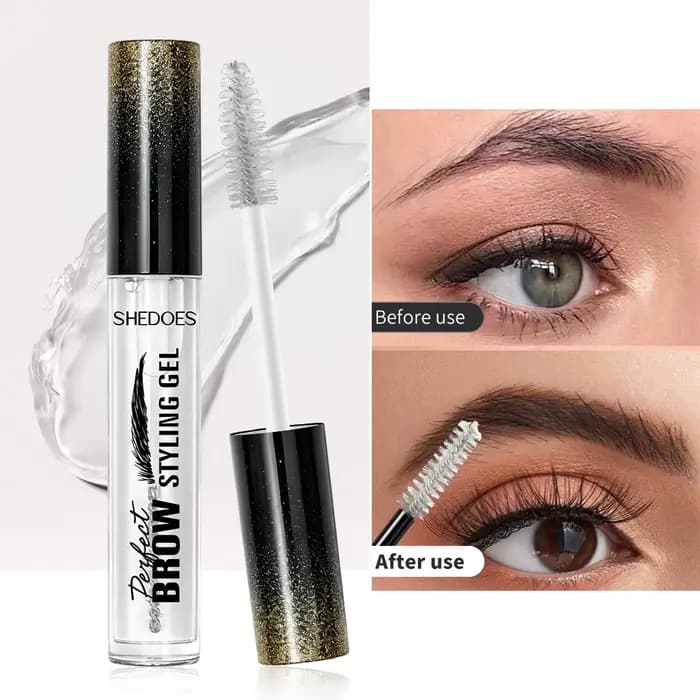 Gel coiffant transparent pour sourcils - Imperméable, résistant à la transpiration, gel fixateur nat