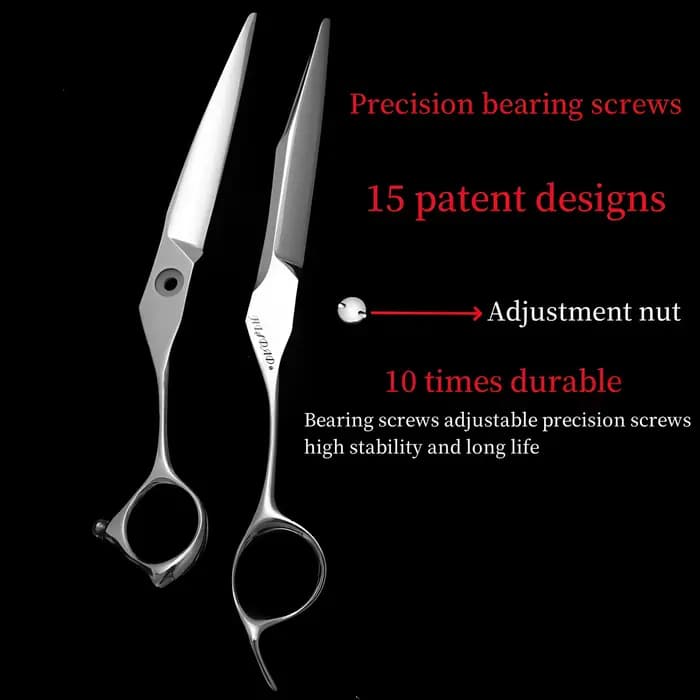 HISADA ciseaux de coiffeur professionnels 15 ciseaux de coiffure brevetés ciseaux de 6.0/6.5/7.0 pou
