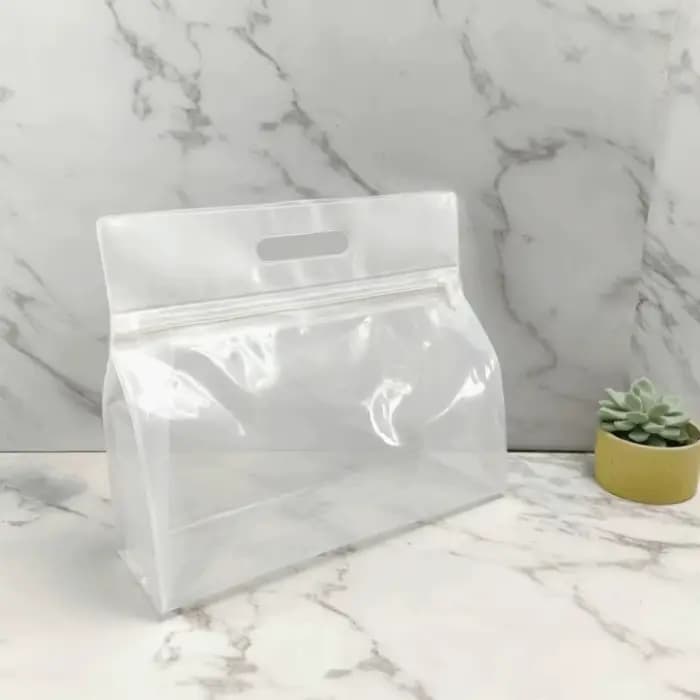 Sac de toilette de voyage à fermeture éclair, matériau épaissi, grande capacité, sac de séparation h