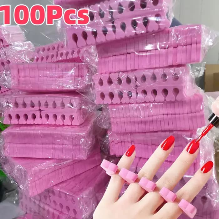 Séparateurs de doigts et d'orteils pour Nail Art, éponge douce en forme de cœur, séparateur de pieds