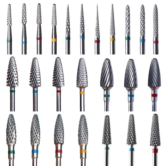 Foret à ongles en carbure de tungstène, fraise rotative, coupe-ongles, perceuse électrique pour outi