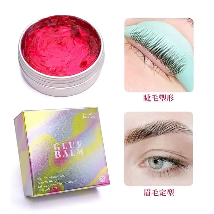 Colle de levage de cils solide, adhésif de fixation, Non irritant, parfumé, pour sourcils, colle sol