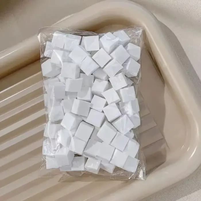 50 éponges carrées pour ongles, brosses à ongles, éponges douces pour le gel, éponges pour dégradé d