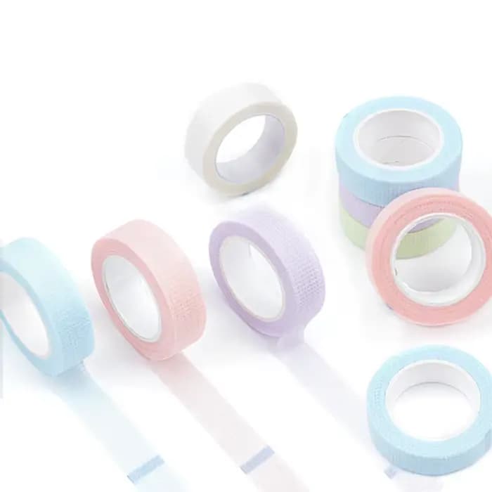 Ruban adhésif pour extension de cils, 10 rouleaux, non tissé, respirant, coussinets sous les yeux, a
