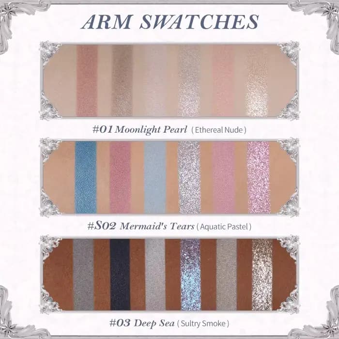Flower Knows Shell's Jewel Collection Palette de maquillage 6 couleurs