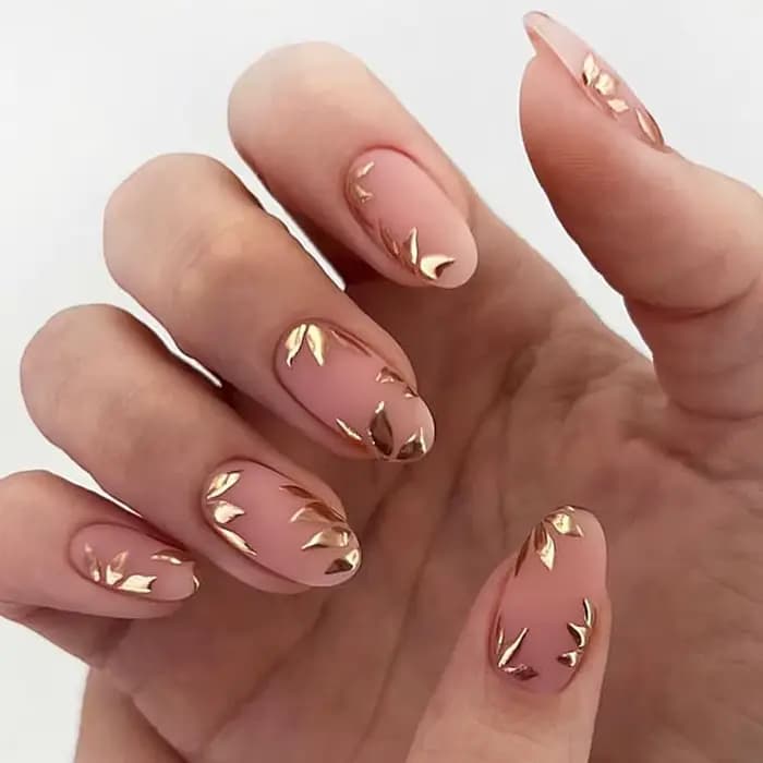 Faux ongles français en forme de tête d'amande pour femme, 24 pièces, couverture complète, à presser