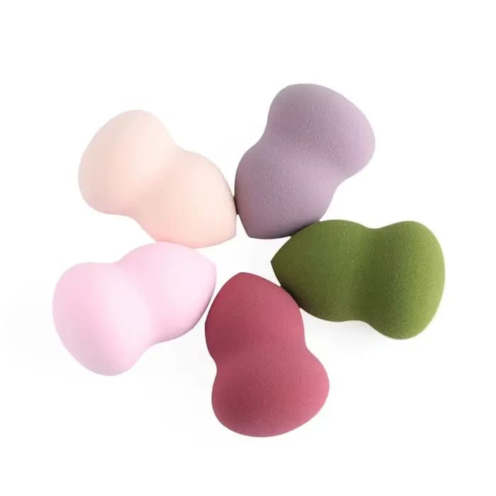 Éponge de maquillage personnalisée multicolore, mélangeur d'éponge de beauté, marque privée, meilleu