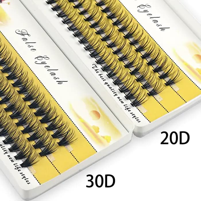 20/30/40D Cluster cils extension de cils naturels bouquets indépendants 1 boîte/60 paquet outils de 