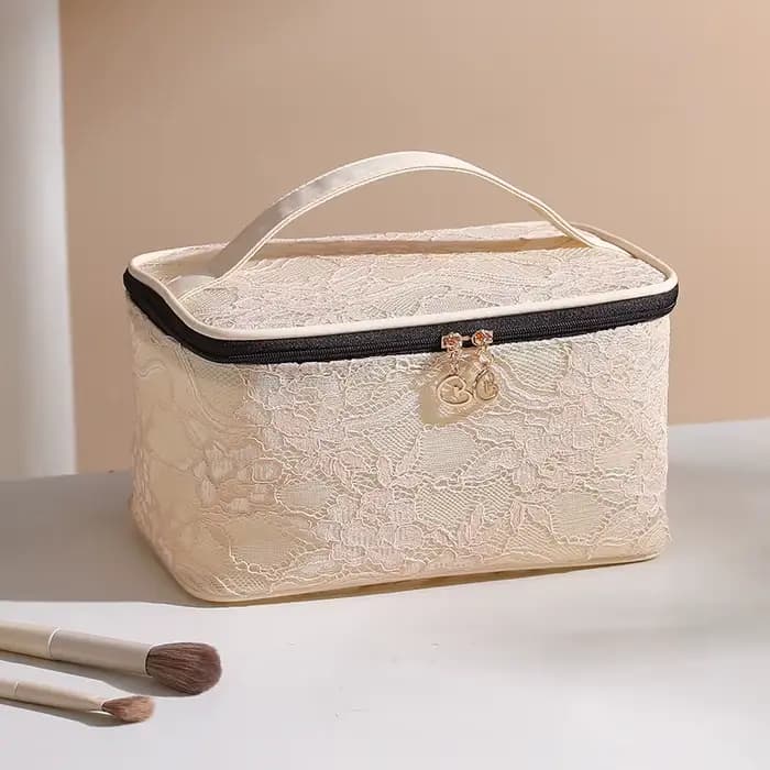 Trousse de maquillage de voyage de grande capacité, sac à cosmétiques multifonctionnel Portable en d