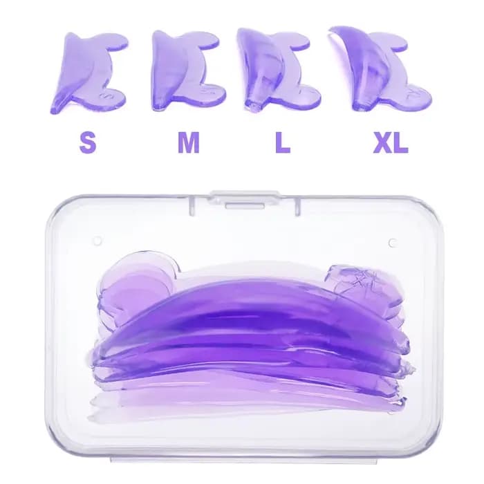 Kit de levage de cils en Silicone, tampon de stratification, tiges de permanente de cils réutilisabl