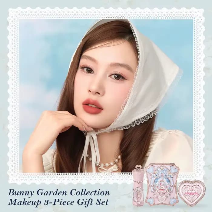 [NOUVEAU] Coffret cadeau Flower Knows Bunny Garden comprenant une palette de maquillage + un rouge à