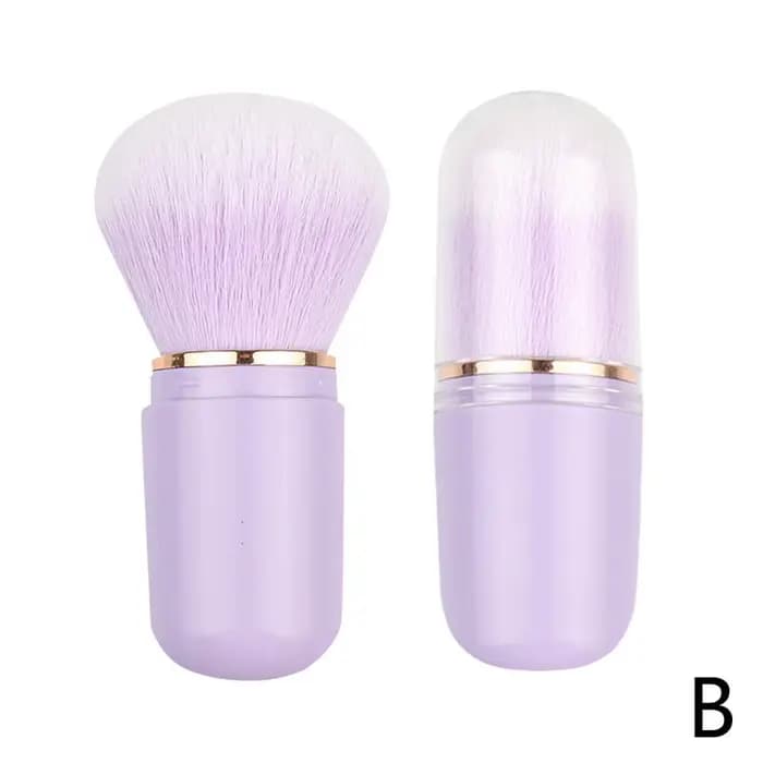 Pinceau de maquillage rétractable, forme capsule portable, pinceau cosmétique de voyage, pinceaux do