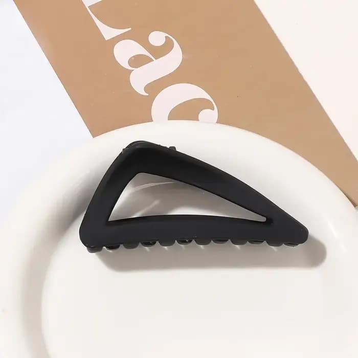 Pince à Cheveux Triangle Givrée pour Femme et Fille, Barrettes Simples et Solides, Épingle à Cheveux
