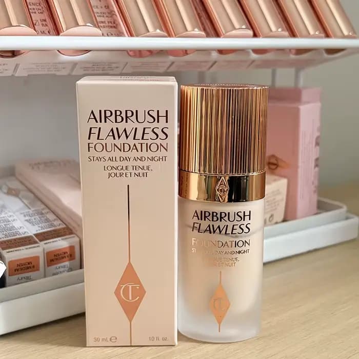 Ensemble de maquillage Charlotte Tilbury CT, base de maquillage, poudre antioxydante, fond de teint 