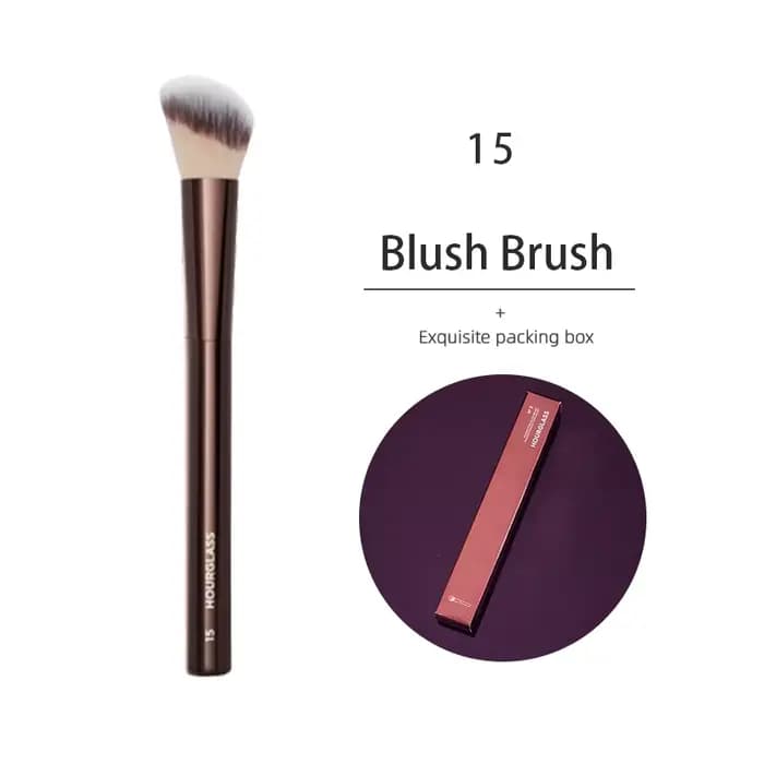 HOURGLASS-Pinceau à fard à joues liquide, brosse à contour angulaire, outils de beauté professionnel