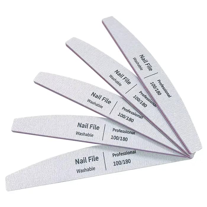 Lime à ongles 100 à 180 outils professionnels émeri pour manucure Lime 240 papier de verre Gel limes