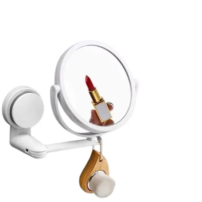 Miroir de maquillage grossissant Double face, grossissant 3X, miroir de coiffeuse rotatif blanc, mir
