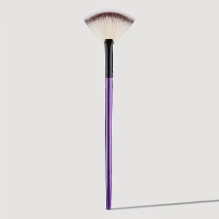 Brosse à reflets en forme d'éventail, brosse de Contour, mélange de surligneurs, brosse de maquillag