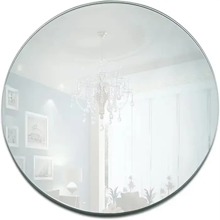 Miroirs ronds en acrylique de 20 cm, DIY pour centres de table, miroirs circulaires, plateaux à boug