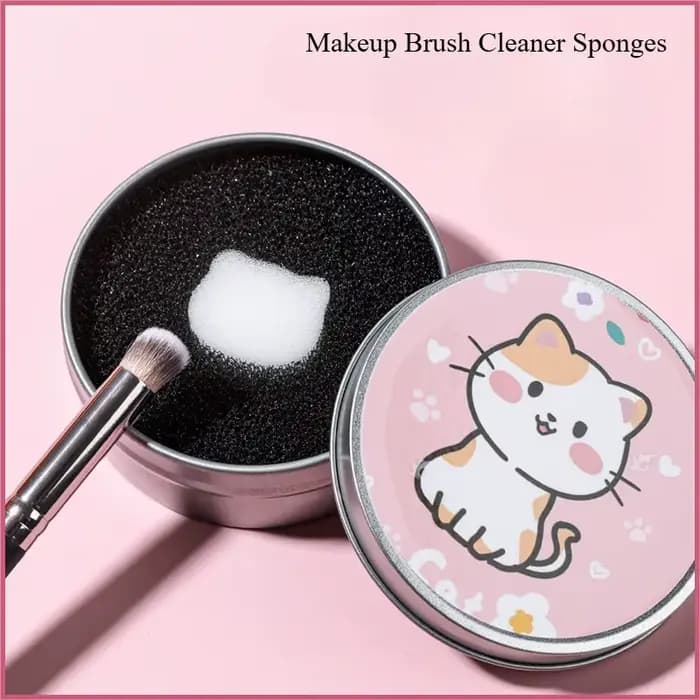Éponges de nettoyage pour pinceaux de maquillage, 1 pièce, brosse cosmétique, séchage, lavage, fard 