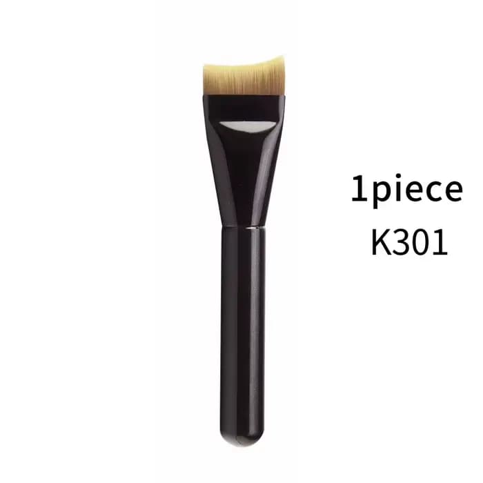 Pinceaux de maquillage pour fond de teint, Ultra-fin, hypoallergénique, en poils de Nylon, à Arc pla
