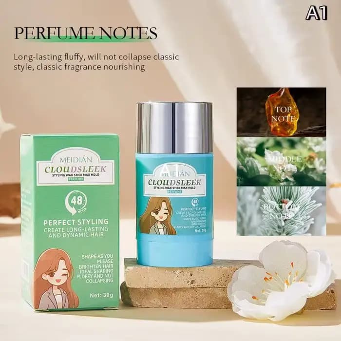(HG) crème anti-cheveux bâton de coiffure Anti-frisottis tenue longue durée adapté à tous les Types 