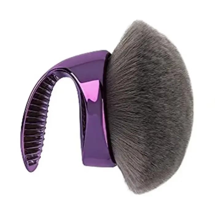 Brosse Kabuki pour mélange de beauté et flou, poils végétaliens Extra Large, brosse autobronzante, a