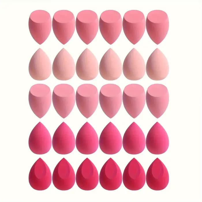 Ensemble d'éponges de maquillage pour application de crème BB liquide, houppette à double usage, sec