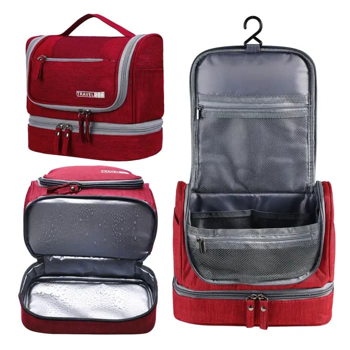 Nouveau sac de toilette Portable avec crochet suspendu, sac de maquillage pour hommes, organisateur 