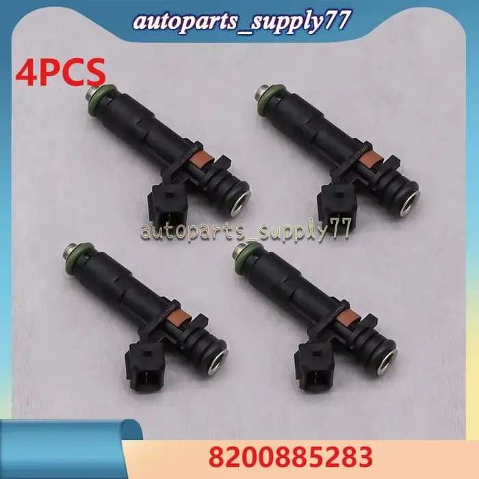 Injecteurs de Carburant pour Renault Twingo 2 8200885283 8v, 1.2 H8200552714, 4 Pièces