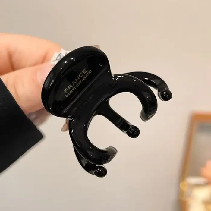 Pince à cheveux en acétate français pour femmes et filles, pince à requin crabe rétro, porte-queue d