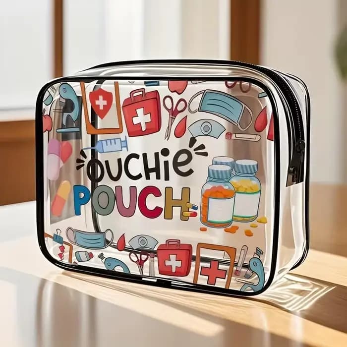 Fermeture à glissière, grande capacité, facile à nettoyer, élégante et de haute qualité, trousse de 