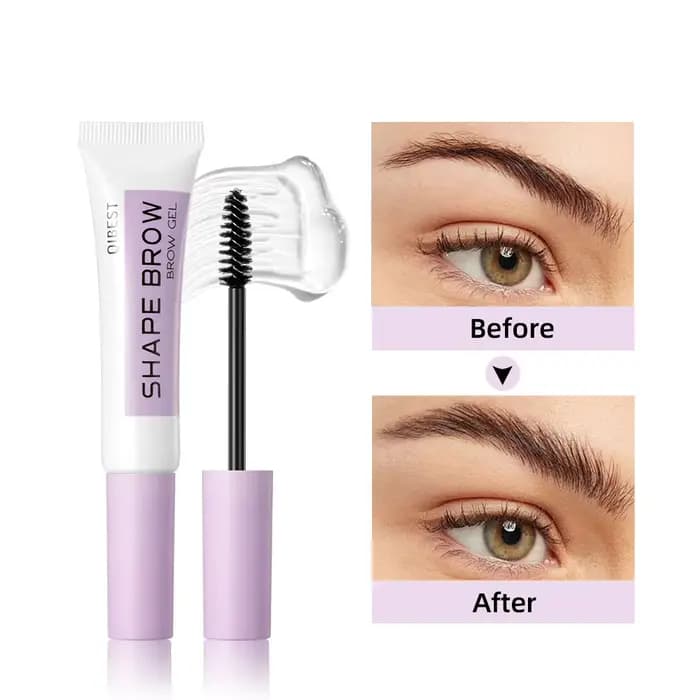 Gel coiffant pour sourcils QIBEST, séchage rapide, longue tenue, crème coiffante incolore, pommade, 