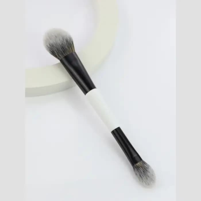 Pinceau pour le visage à double extrémité pour poudre, fard à joues et contour, pinceau de maquillag
