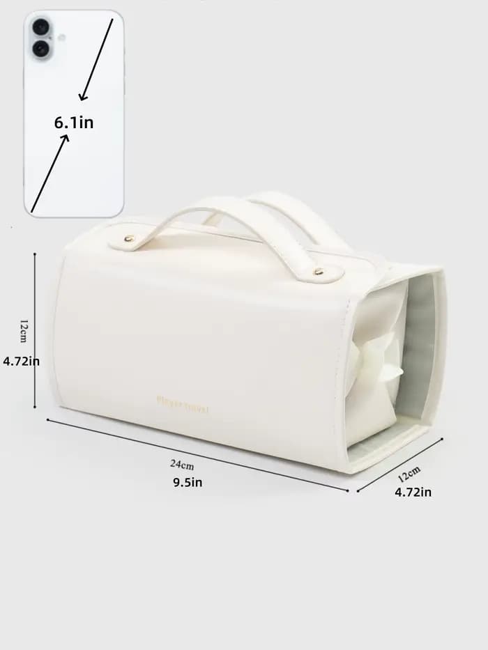 Trousse à cosmétiques amovible et pliable de grande capacité pour soins/maquillage de la peau, produ