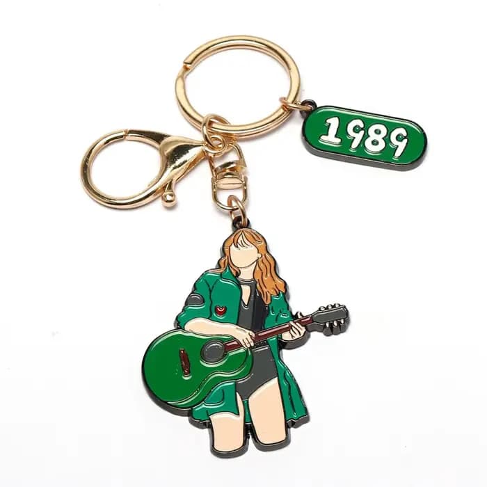 Star Singer Taylor Swlft 1989 mode musique Pop punk rock métal porte-clés breloques accessoires