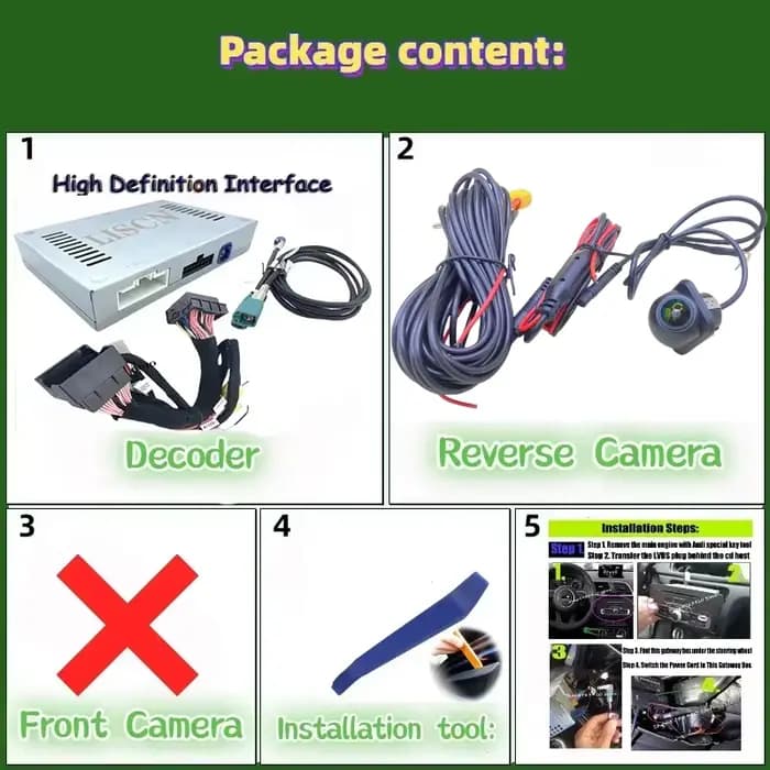 Kit de caméra de recul de stationnement spécial pour Peugeot Expert 2017 – 2023, écran d'origine Plu