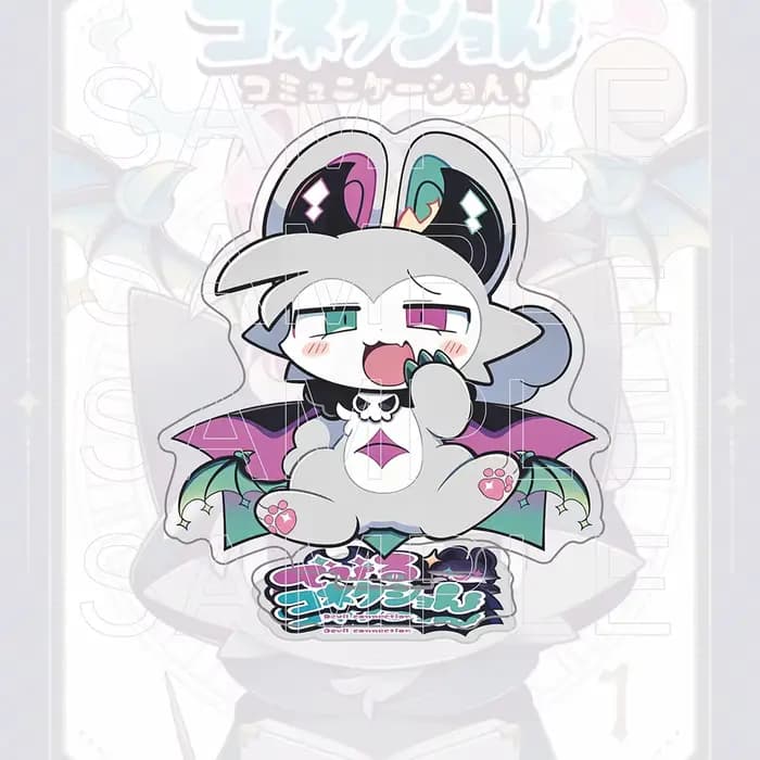 Figurine en acrylique Devil Connection, support de bureau Kawaii Chibi pour personnage d'anime, base