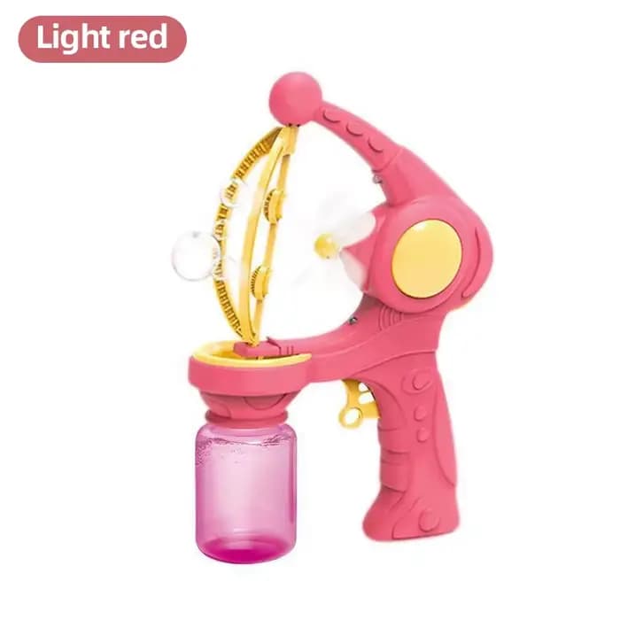 Pistolet à bulles automatique à grandes bulles, avec jouets liquides, Machine à savon, jouet de jeu 