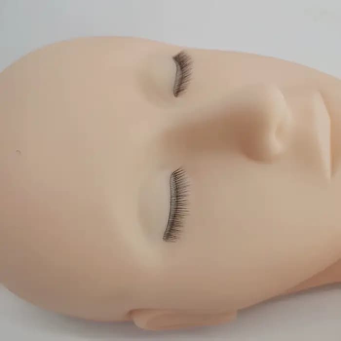 Tête de Mannequin 4D pour la Pratique de l'Extension des Cils, Outils de Formation au Greffage avec 